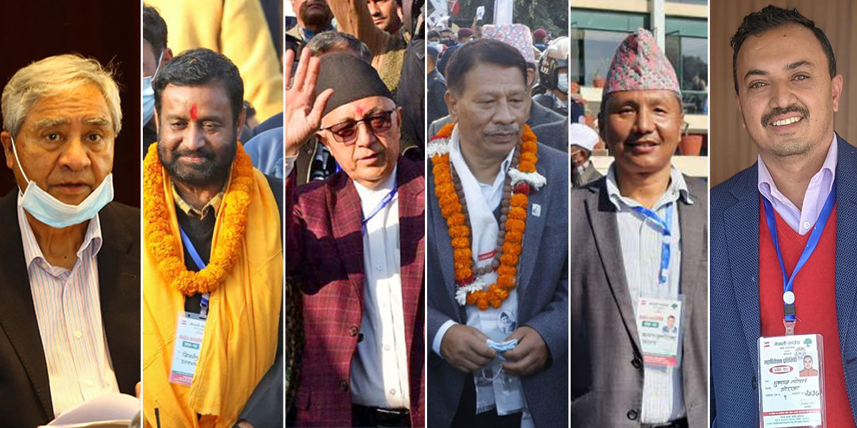 कांग्रेस सभापतिमा ६ जनाको भिडन्त