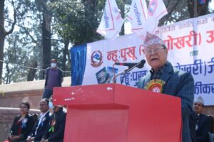 प्रचण्डले माधव नेपाल बचाउन  एमसीसी पास गरेर देशलाइ घात गरे   : अध्यक्ष विजुक्छेँ
