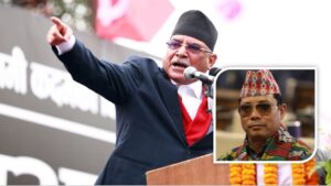 प्रचण्डको नया चुनाबी नारा “रेशम चौधरी निर्दोष छन्”