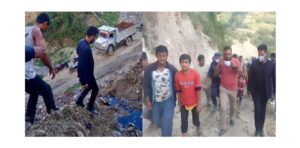 बधाई ज्ञापन र्यालीलगत्तै बालेन पुगे फोहोर थुप्रिएको बञ्चरेडाँडा