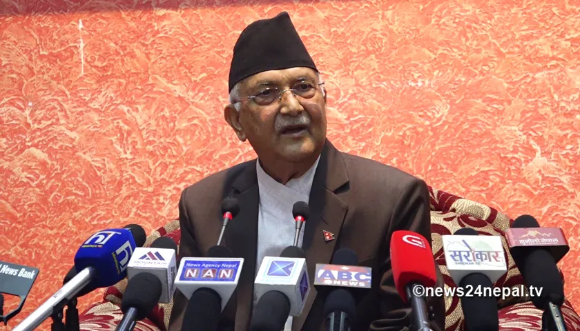 सबैखाले गठबन्धनविरुद्ध एमाले एक्लै लड्छ, चुनावपछि सरकार बनाउँछ : केपी ओली
