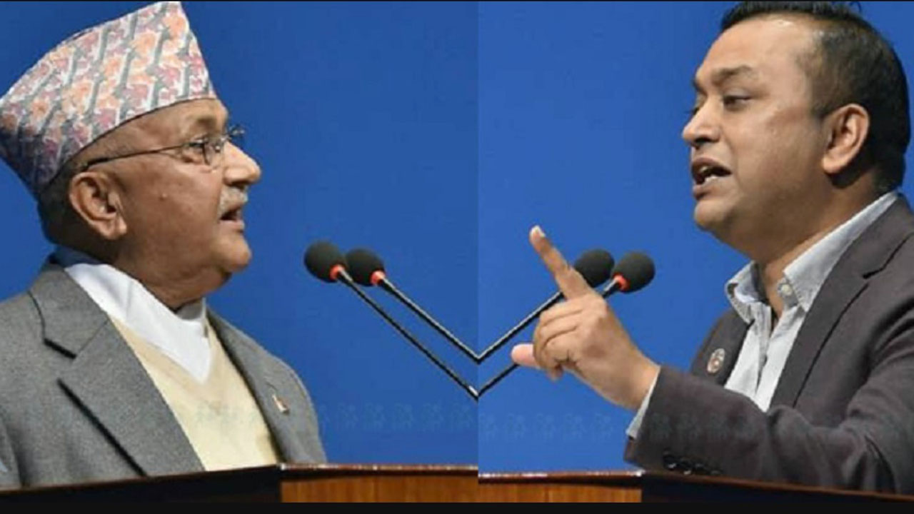 ओलीले भने- ‘देश लुट्नेहरूले राजीनामा दिन नपर्ने, राष्ट्रपतिले राजीनामा दिनुपर्ने ?’