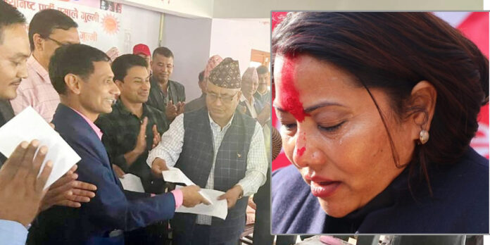 रामकुमारी झाक्रीलाई झड्का, गुल्मीका इन्चार्जसहित जिल्ला कमिटि नै एमालेमा फर्किए