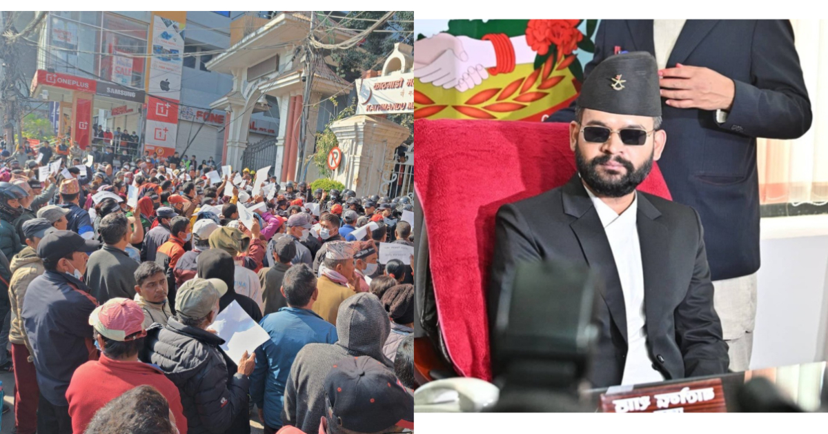 खुकुरी लिएर बालेनको ढोकामै पुगे सुकुम्बासी, अब के होला ? 