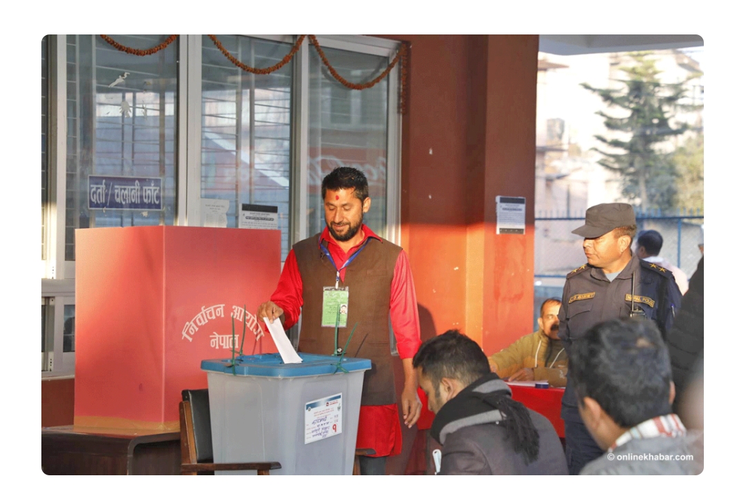रविले प्रदेशसभाको मतपत्रमा लगाएनन् स्वस्तिक छाप