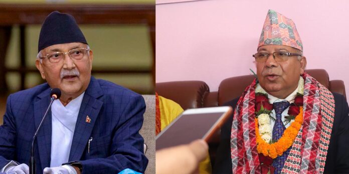 निर्वाचन परिणाम आइनसक्दै प्रचण्डलाई ओलीको फोन, के- के भयो कुराकानी ?