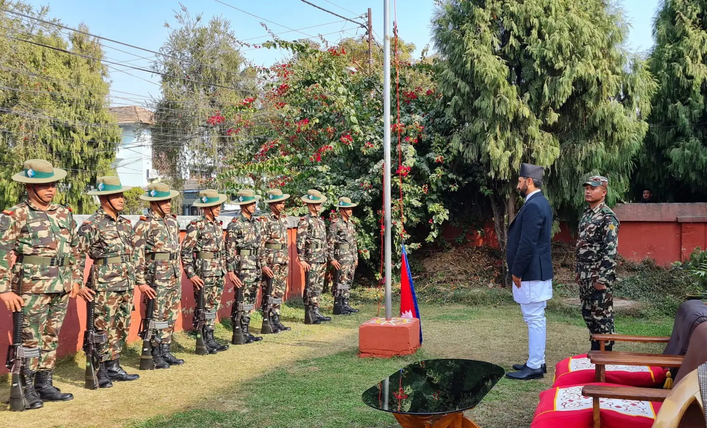 किन ‘पिर्के सलामी’ असुइकार गरे उपप्रधान तथा गृहमन्त्री लामिछानेले ?