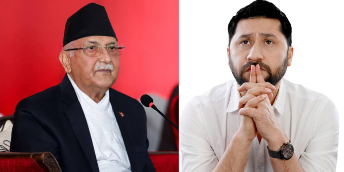 ओली भेट्न किन बालकोट पुगे रबि लामिछाने, के- के भयो कुराकानी ?