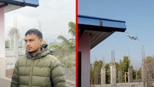 यी व्यक्तिले खिचेका थिए पोखरामा पल्टिदै गरेको विमानको भिडियो